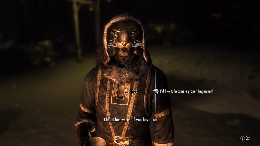 What kind of wares does Khajiit sell?
