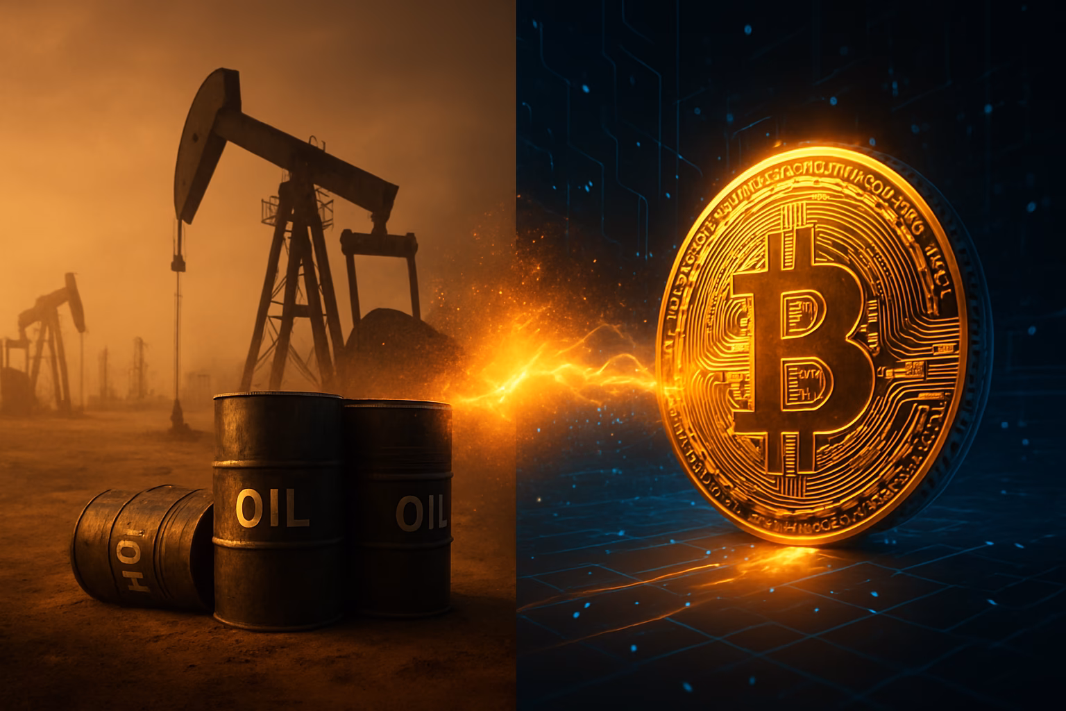 How does oil price affect Bitcoin?