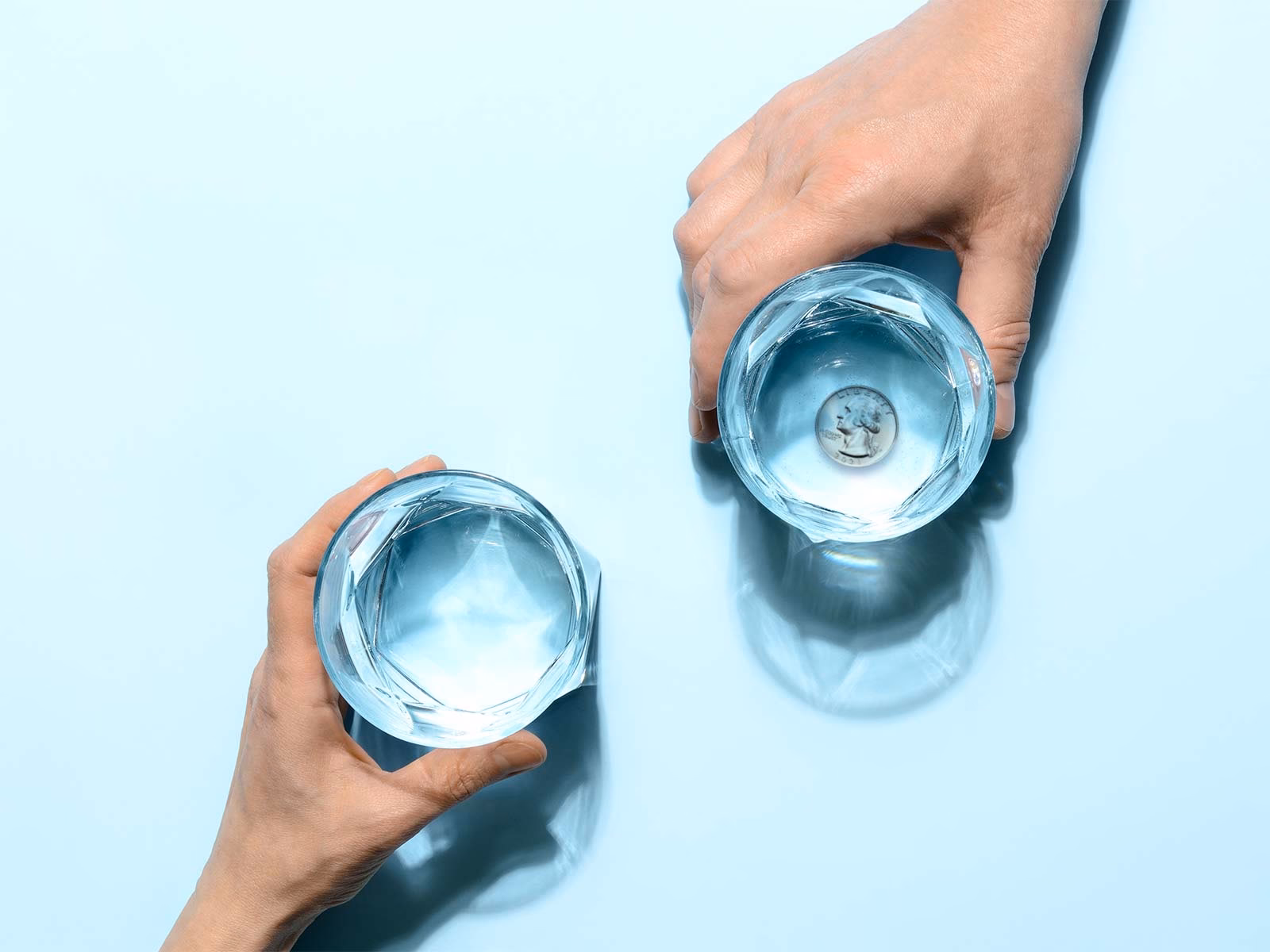 How to make water disappear magic trick?