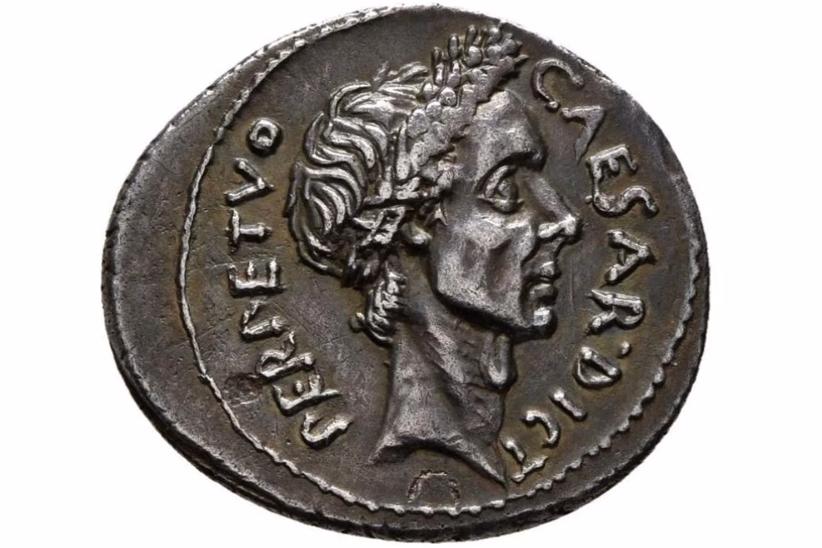 Why did Julius Caesar put his face on a coin?