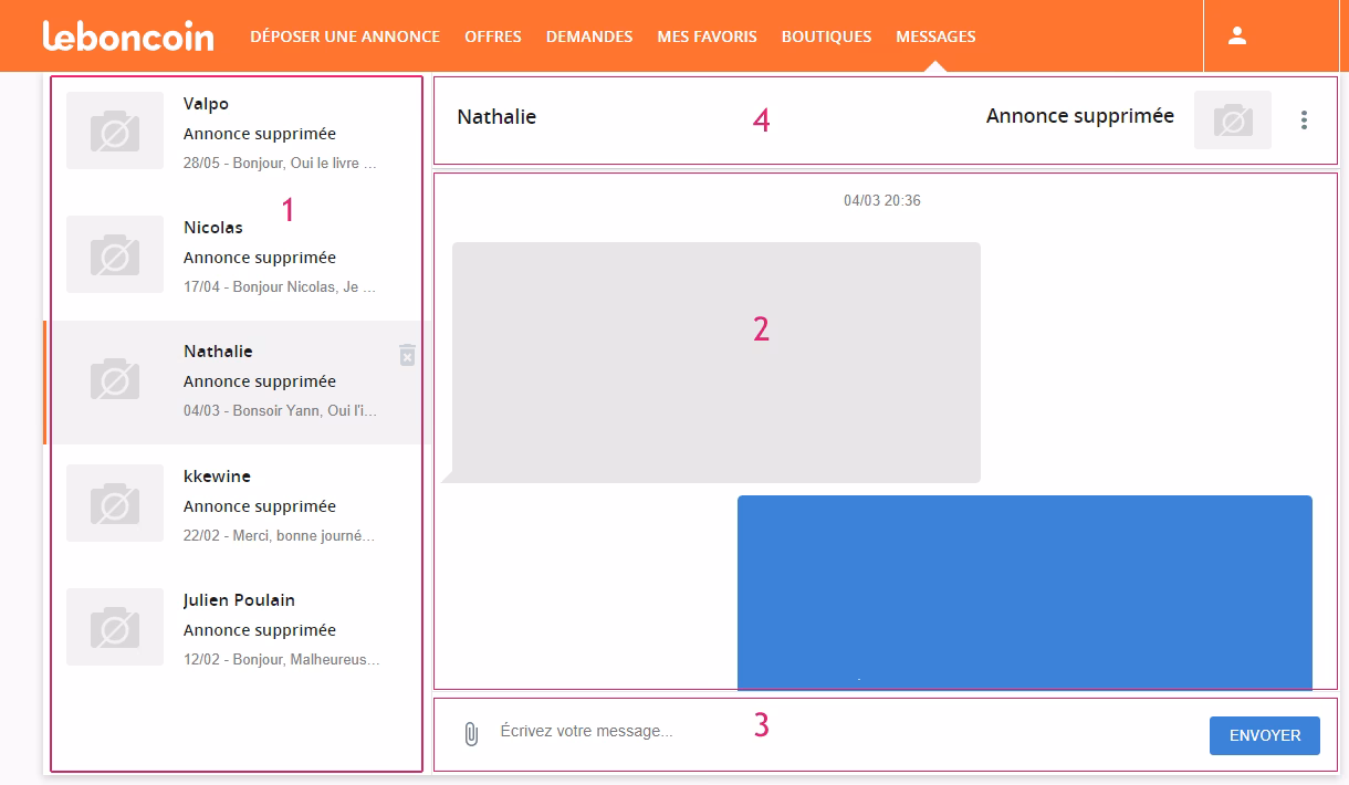Comment savoir si un message est lu sur Leboncoin ?