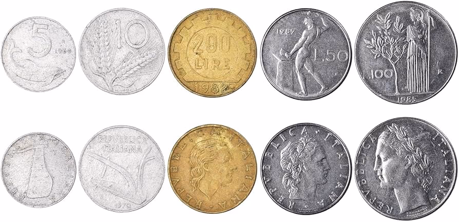 How much is a lire coin worth?