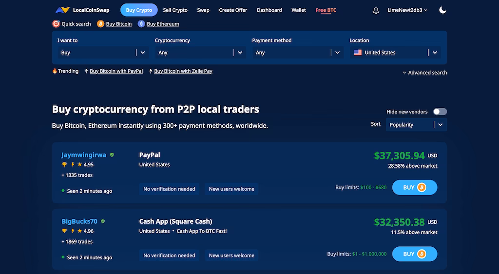 Why has LocalBitcoins been closed?