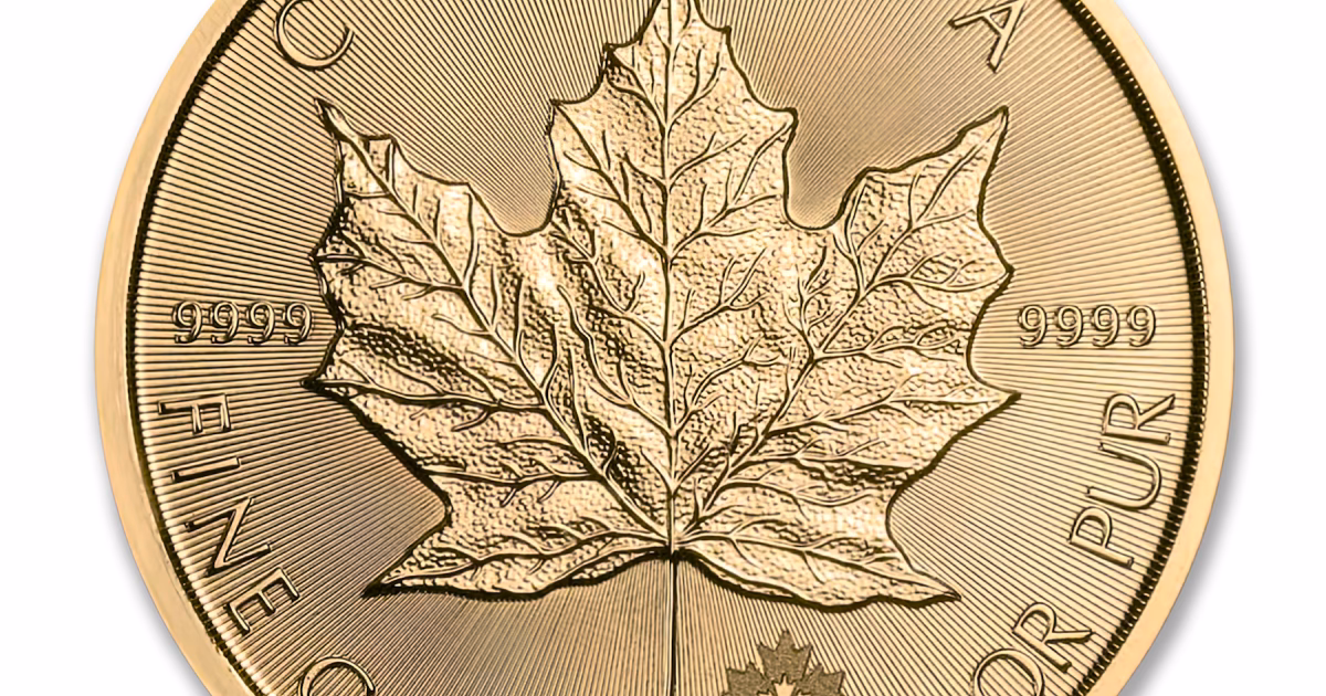 Are maple leafs pure gold?
