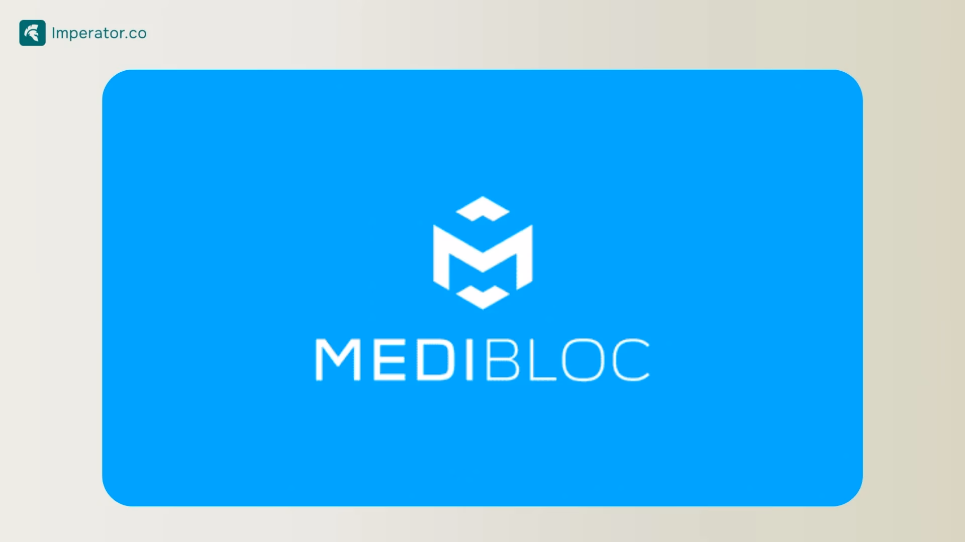 How much is MediBloc coin worth?