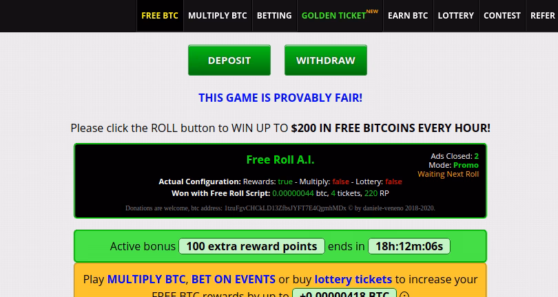 Is it possible to mine BTC for free?