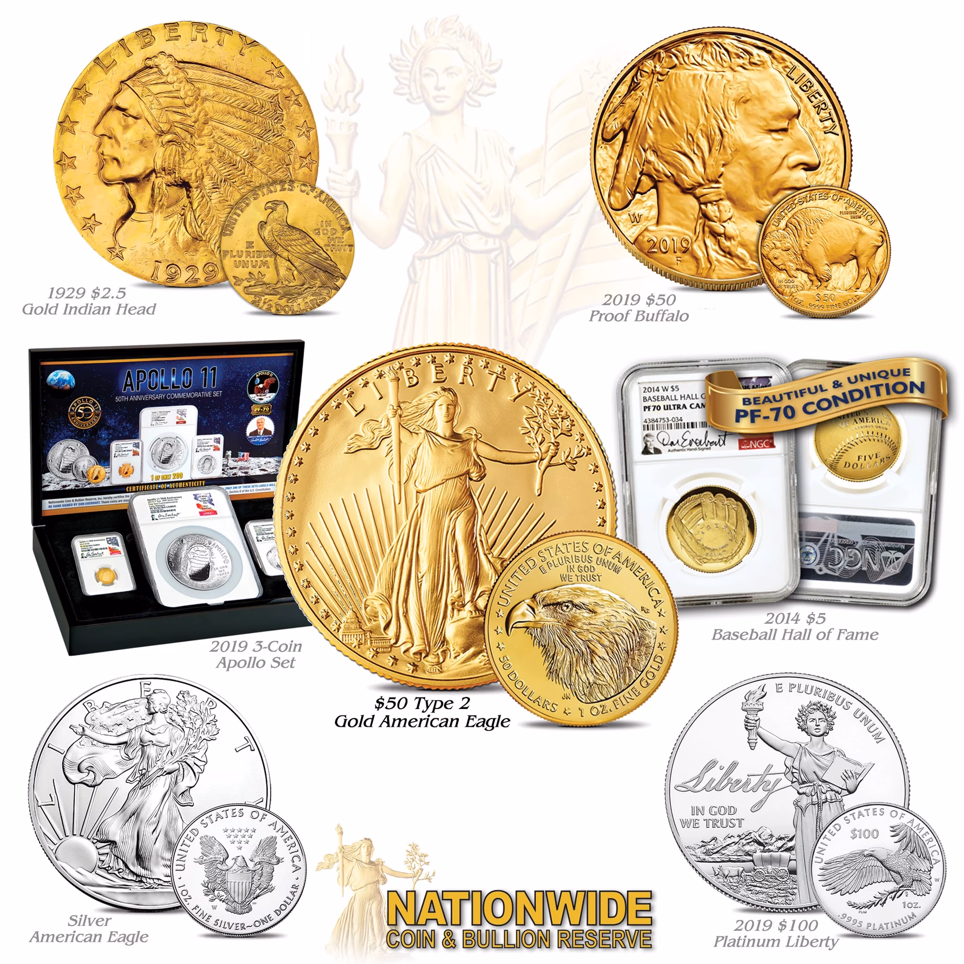 What is a type 3 gold coin?