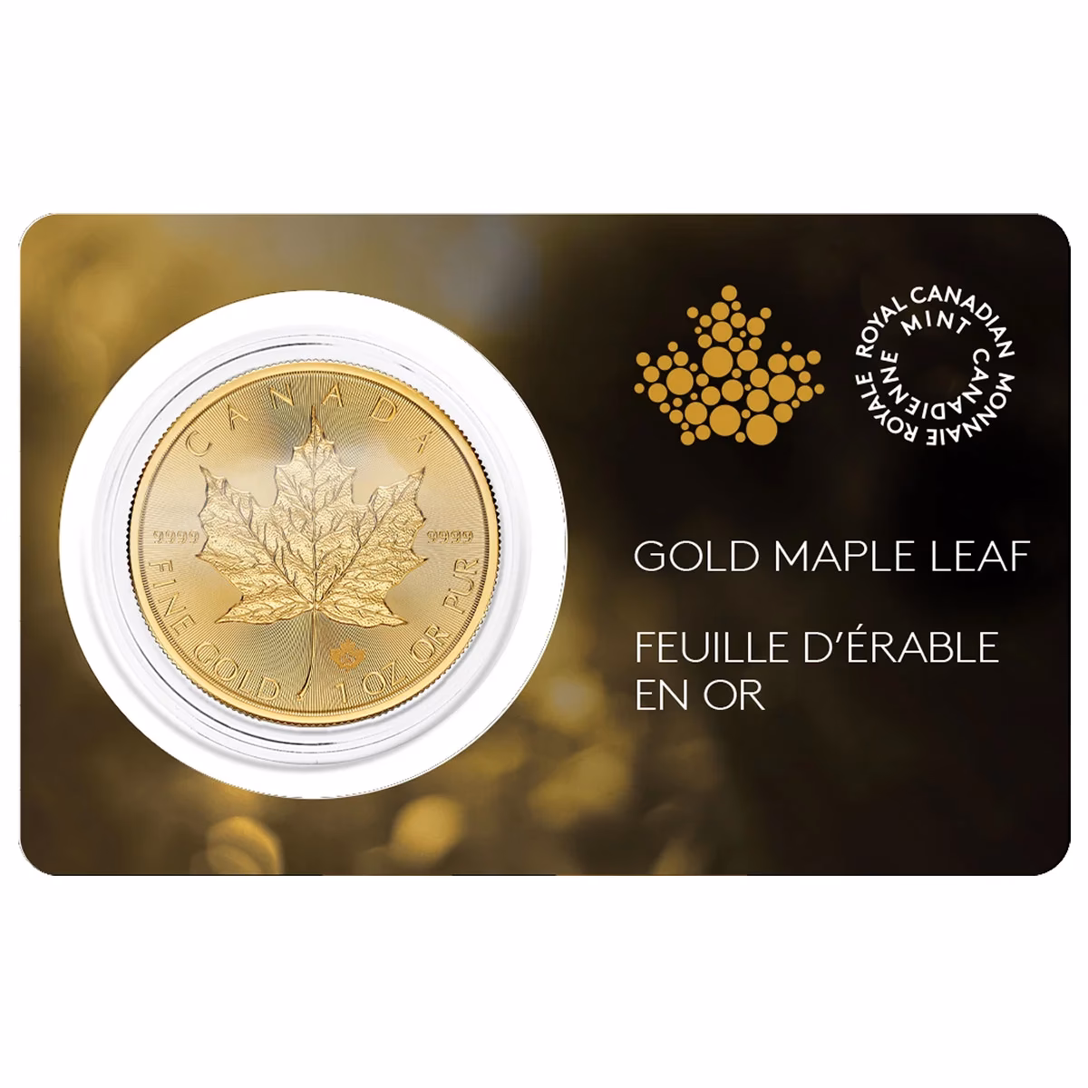 How much is 1 oz of gold Canadian today?