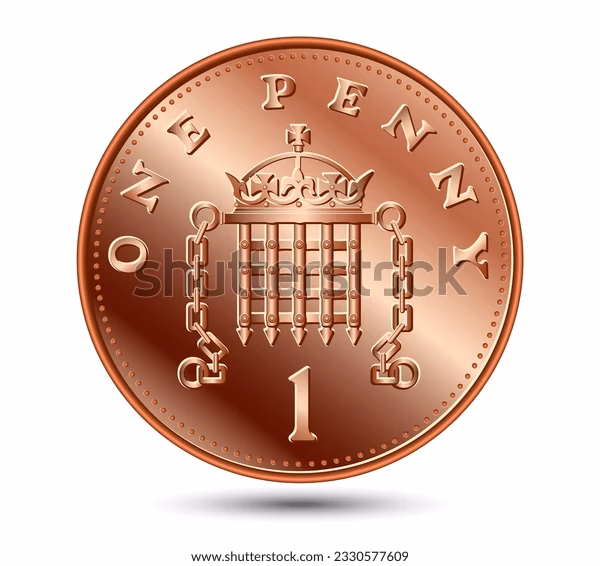 What is the value of 1 pence?