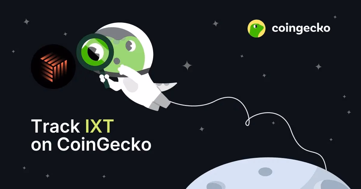 How much is the IXT coin worth?