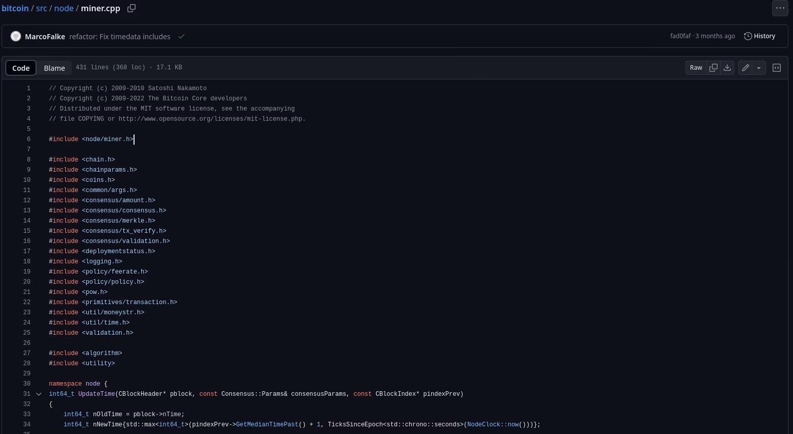 ¿Qué lenguaje de programación utiliza Bitcoin?