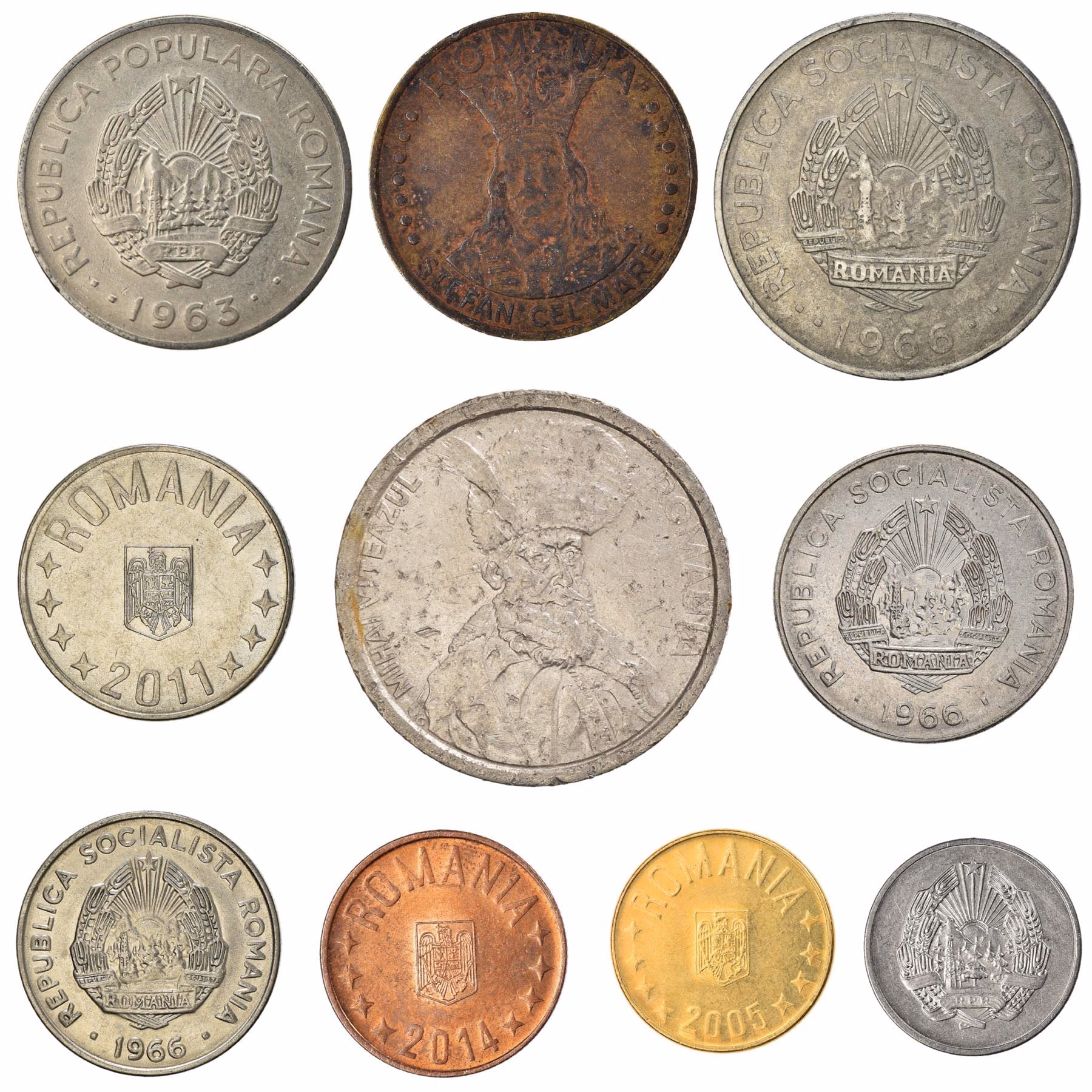 What is a Romanian coin?