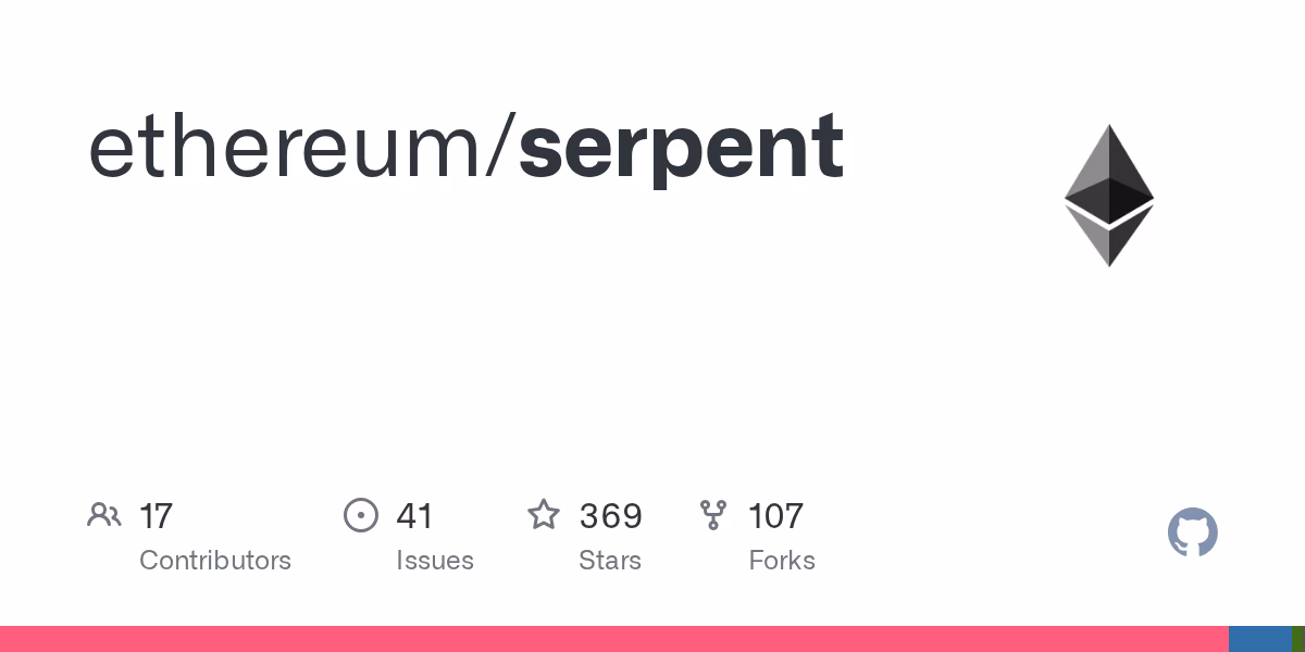 What is the serpent in the blockchain?