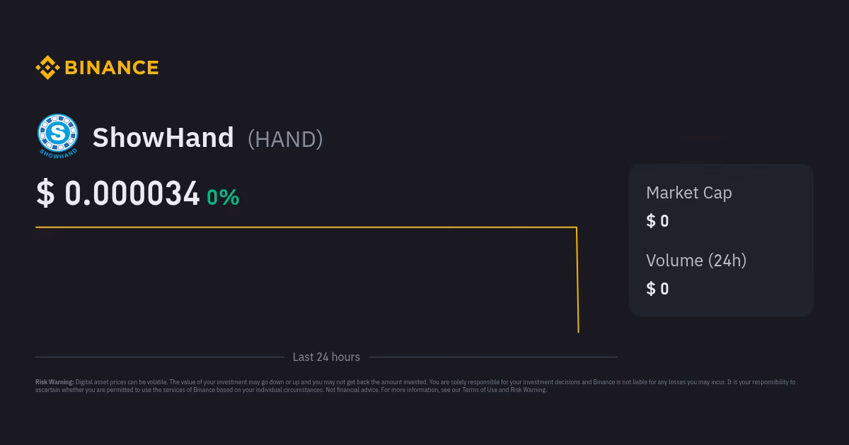 How much money is one hand?