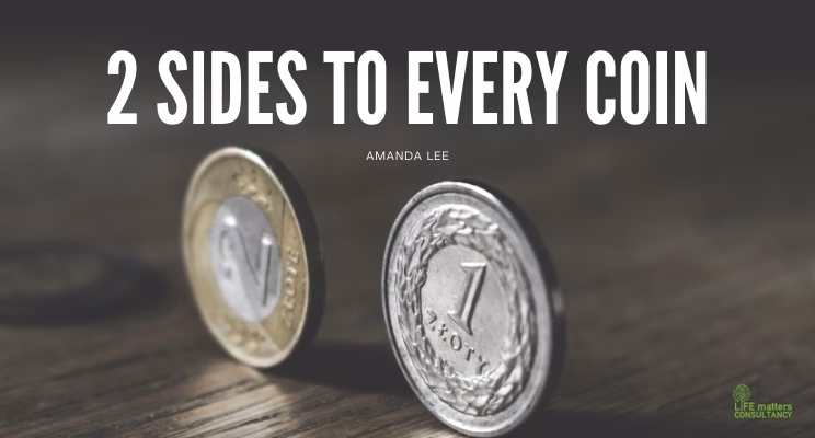 What does side of the coin mean?