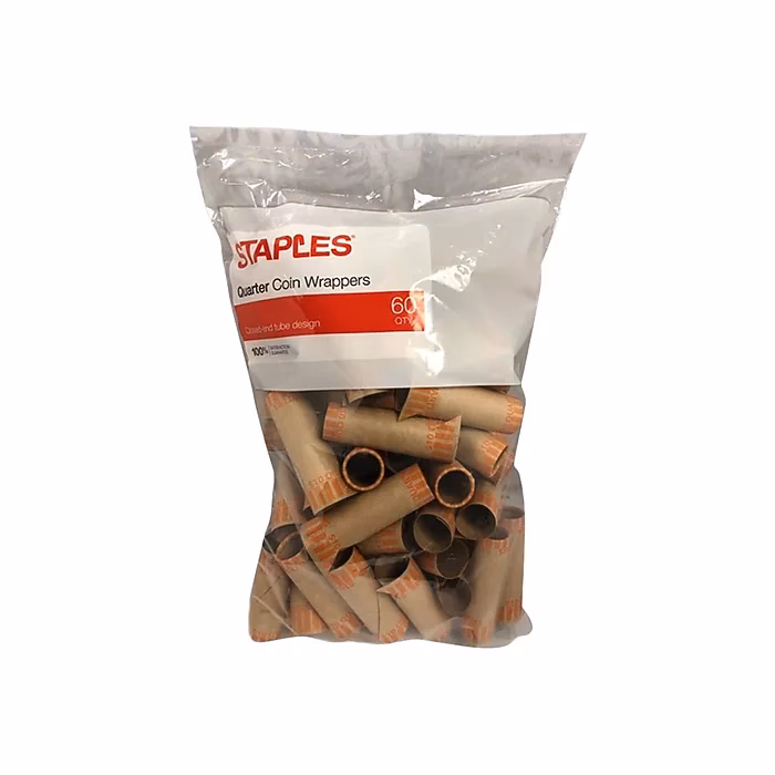 Does Staples sell coin sleeves?