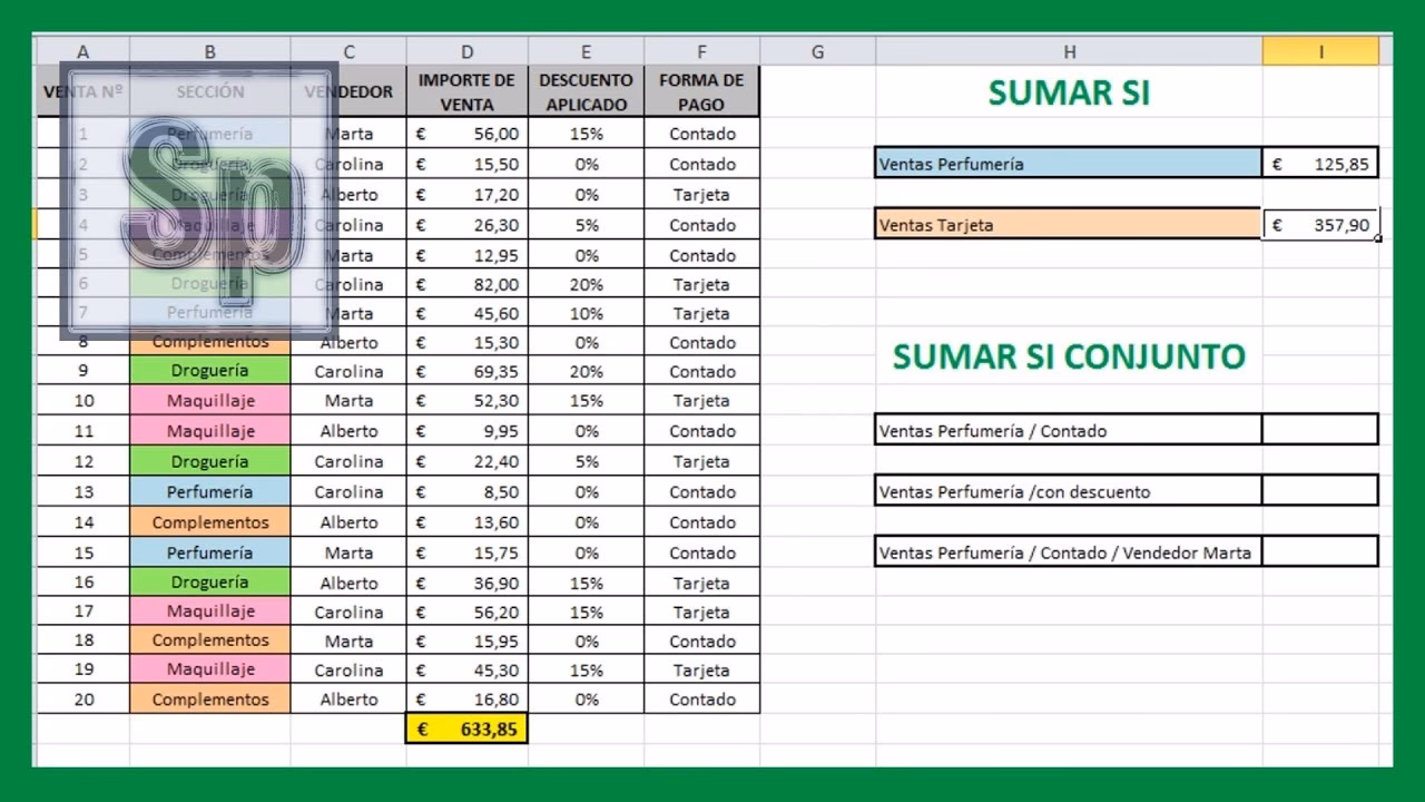 ¿Cómo sumar valores monetarios en Excel?