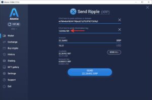 Does Tangem require an XRP tag?