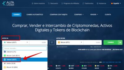 ¿Cómo transferir USDT a tu cuenta bancaria?