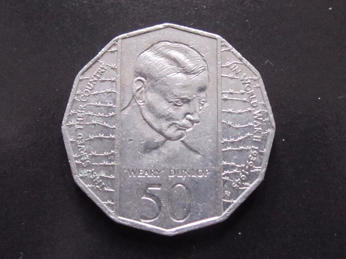 How many weary Dunlop coins are there?