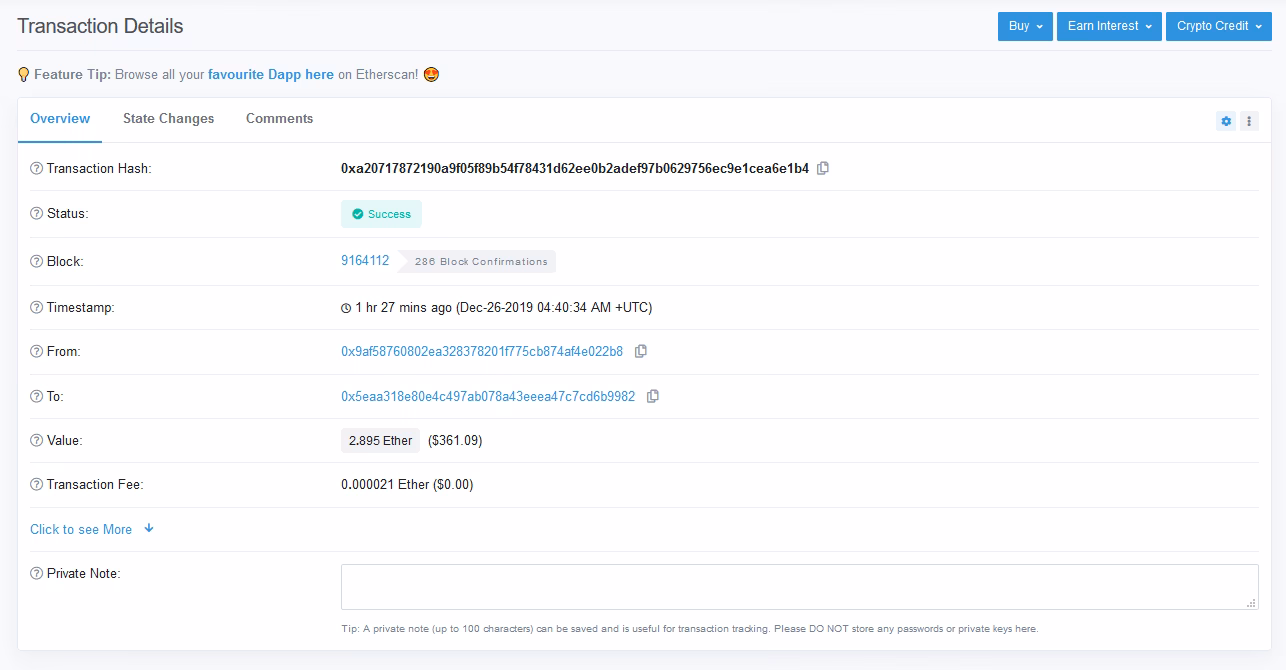 How to find ethereum transaction ID?