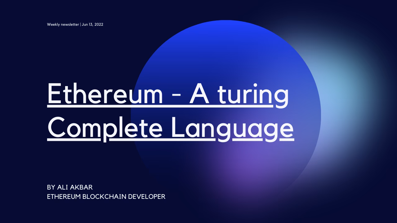 What is Turing completeness in blockchain?